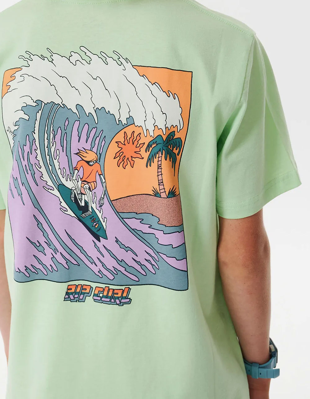 RIP CURL Death In Paradise Boys Tee - LIME | Tillys