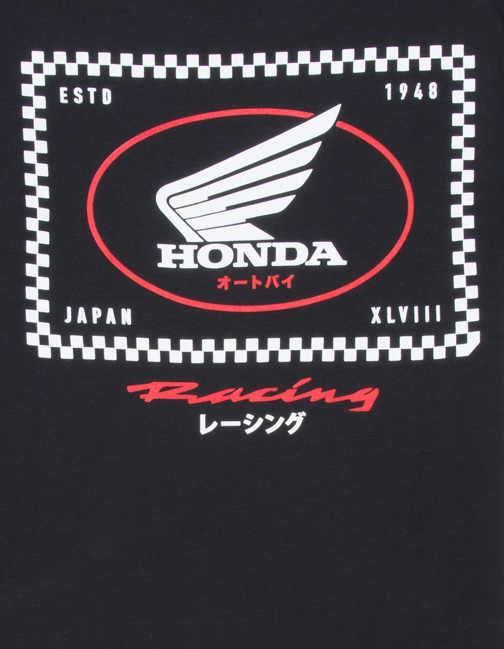 HONDA Redline Boys Tee - BLACK
