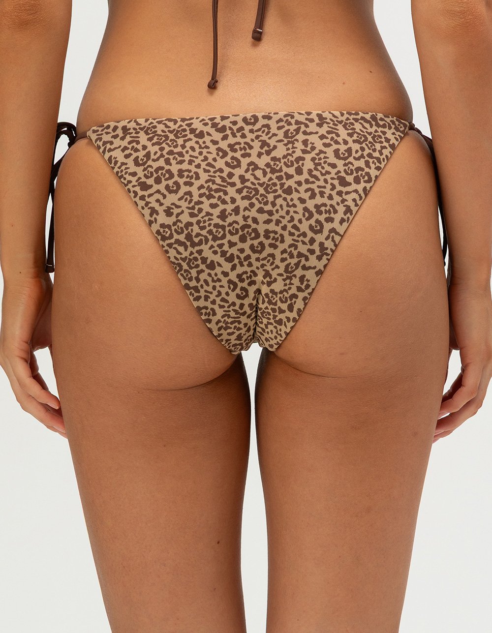 DAMSEL Ava Mesh Tie Side Cheeky Bikini Bottoms - MULTI