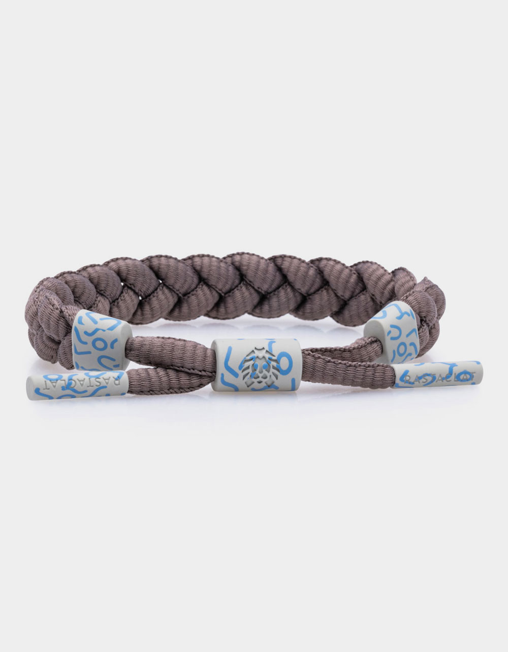 RASTACLAT Advancism Braided Bracelet GRAY Tillys