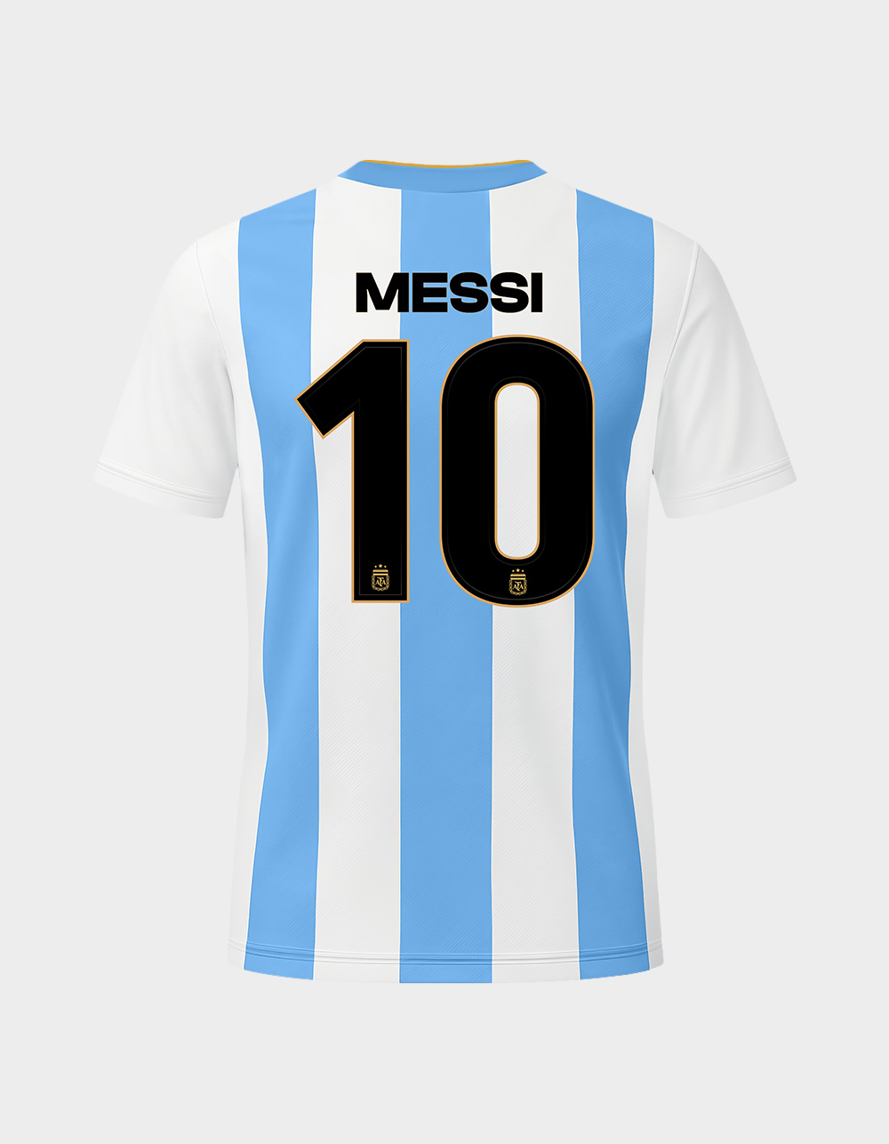 ARGENTINE FOOTBALL ASSOCIATION Lionel Messi Game Day Mens Shirt - LIGHT BLUE