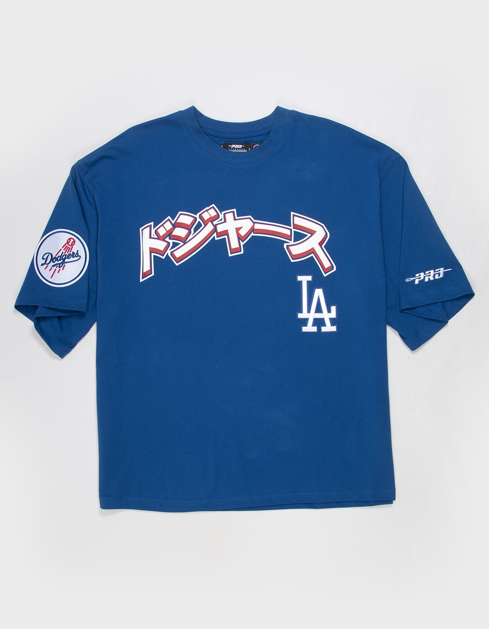 PRO STANDARD Los Angeles Dodgers Kanji Mens Boxy Tee - BLUE