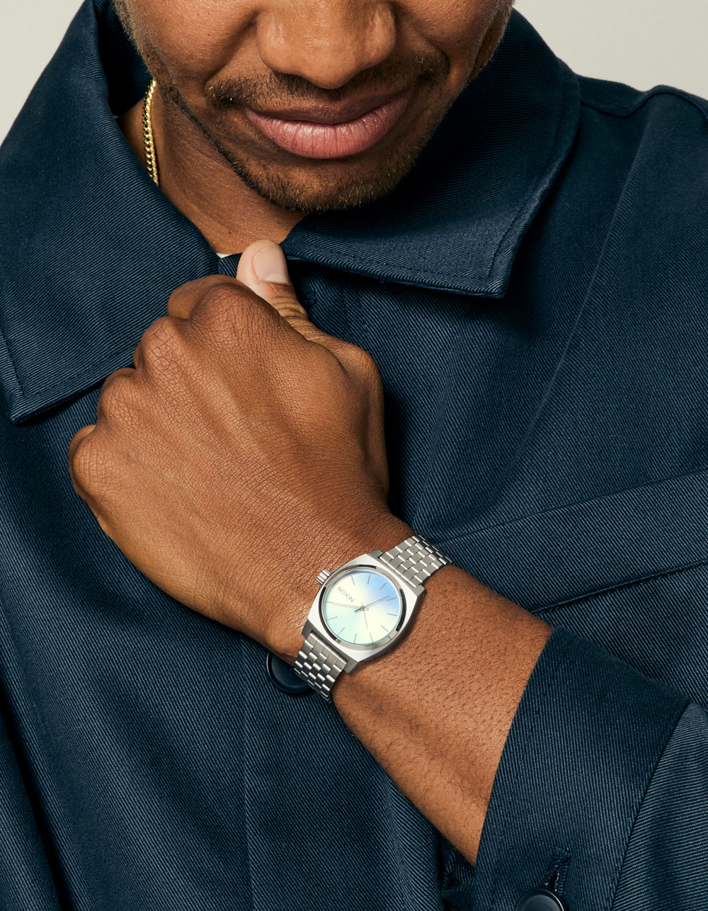 NIXON Medium Time Teller Watch - SILVER