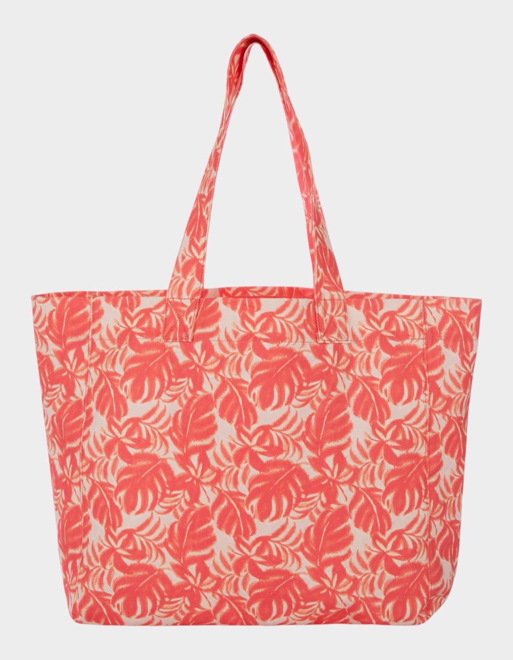 ROXY Anti Bad Vibes Tote Bag - CORAL/WHITE