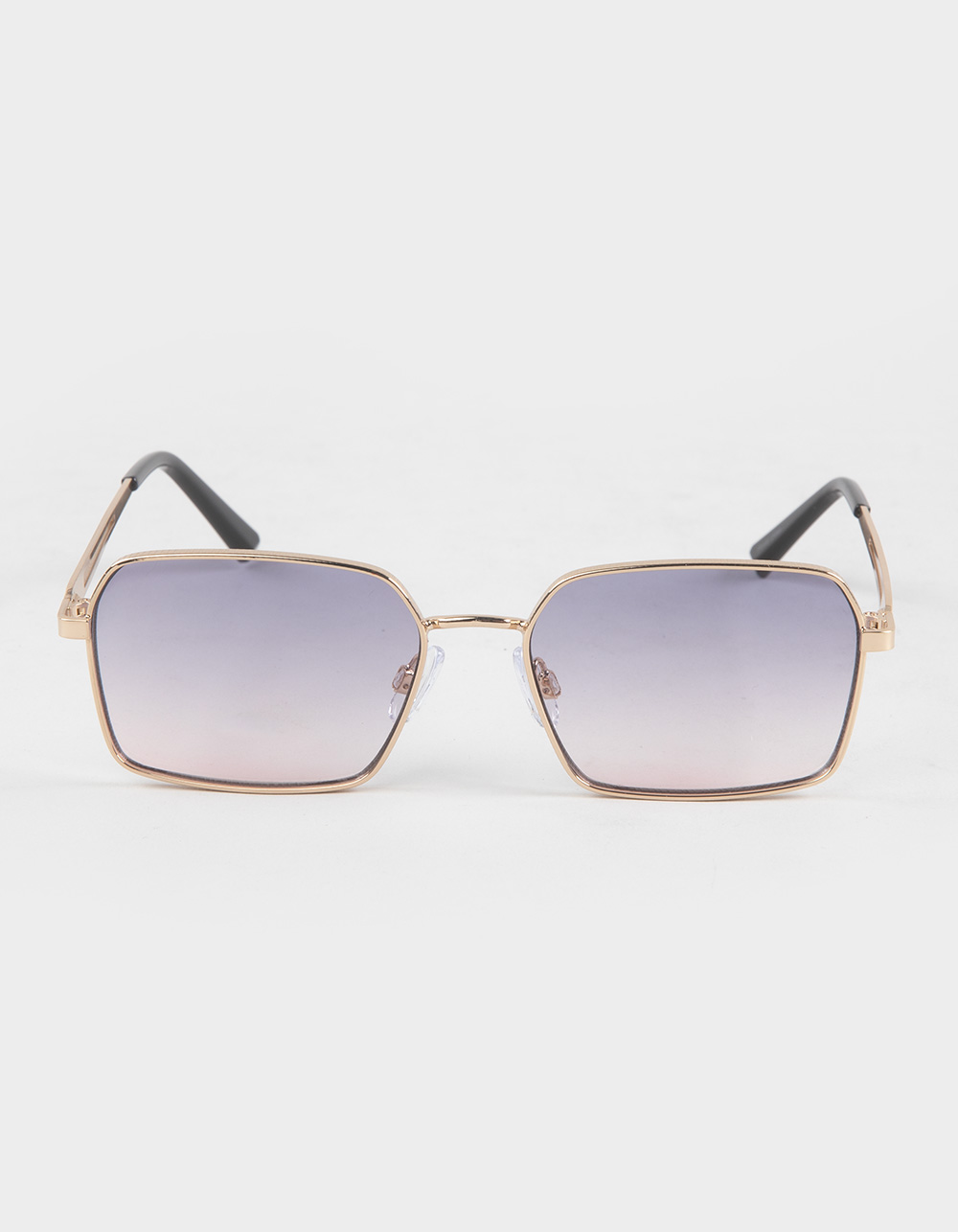RSQ Square Metal Sunglasses - GOLD