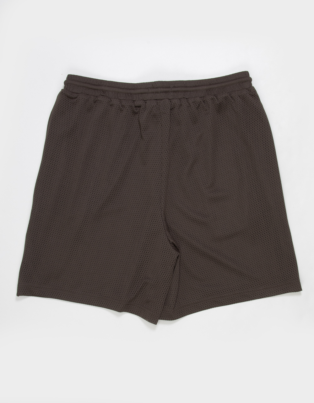RSQ Mens Embroidered Mesh Shorts - BROWN