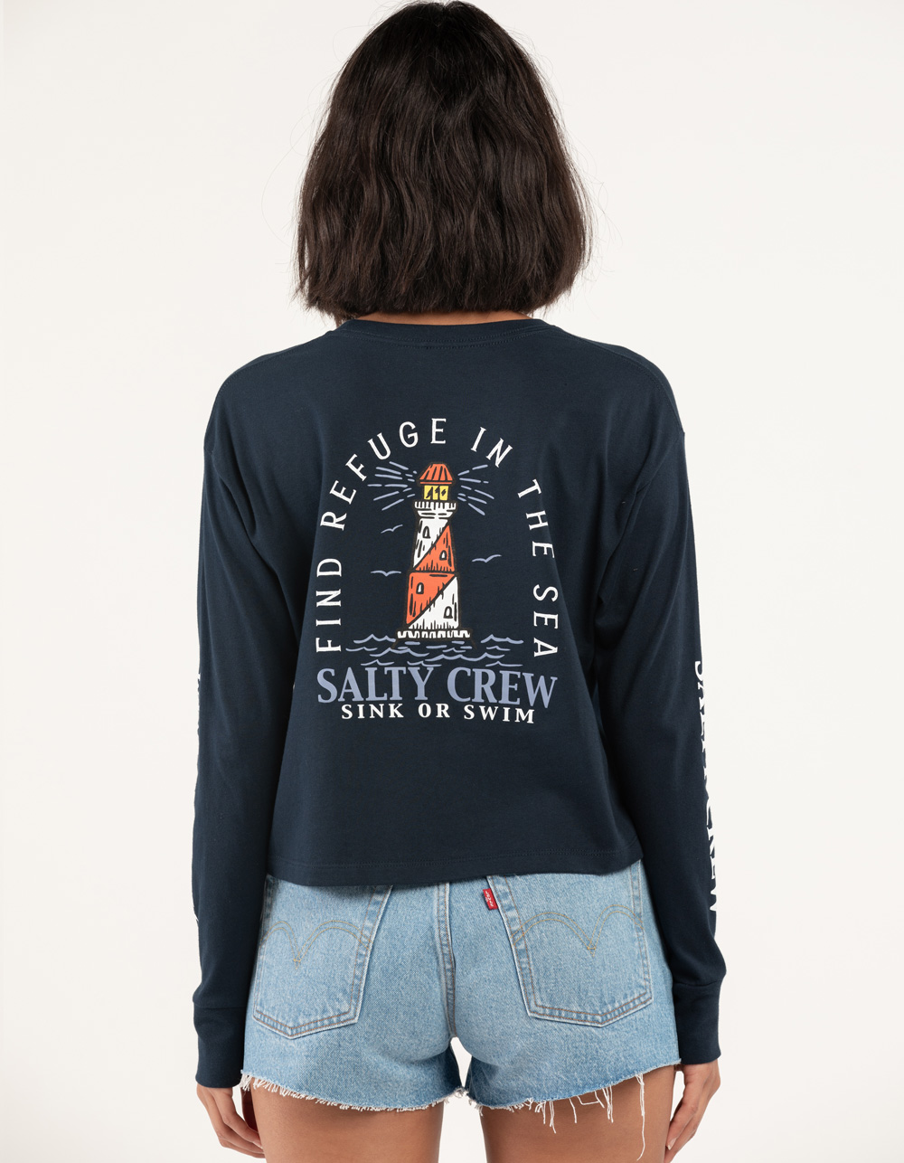 SALTY CREW Outer Womens Crop Tee