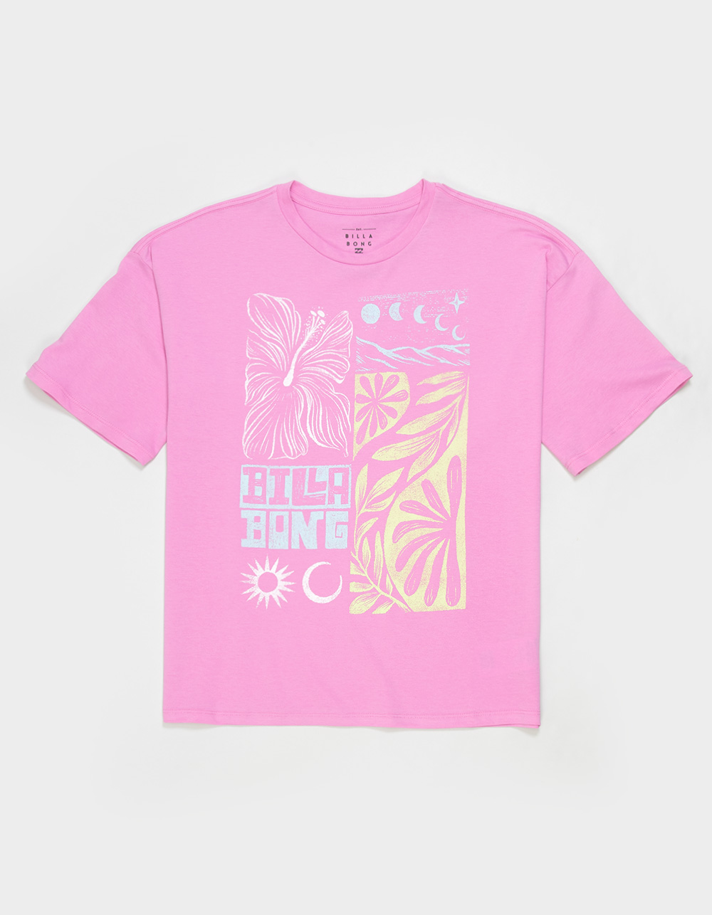 BILLABONG Summer Girls Boyfriend Tee - PINK