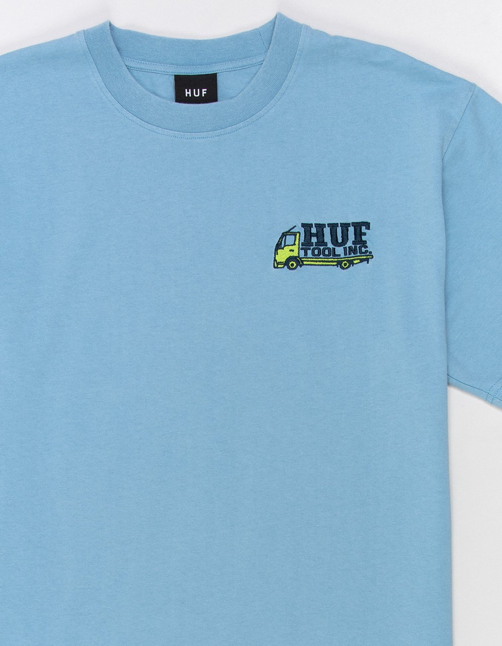HUF Tool Inc. Mens Washed Tee - LIGHT BLUE