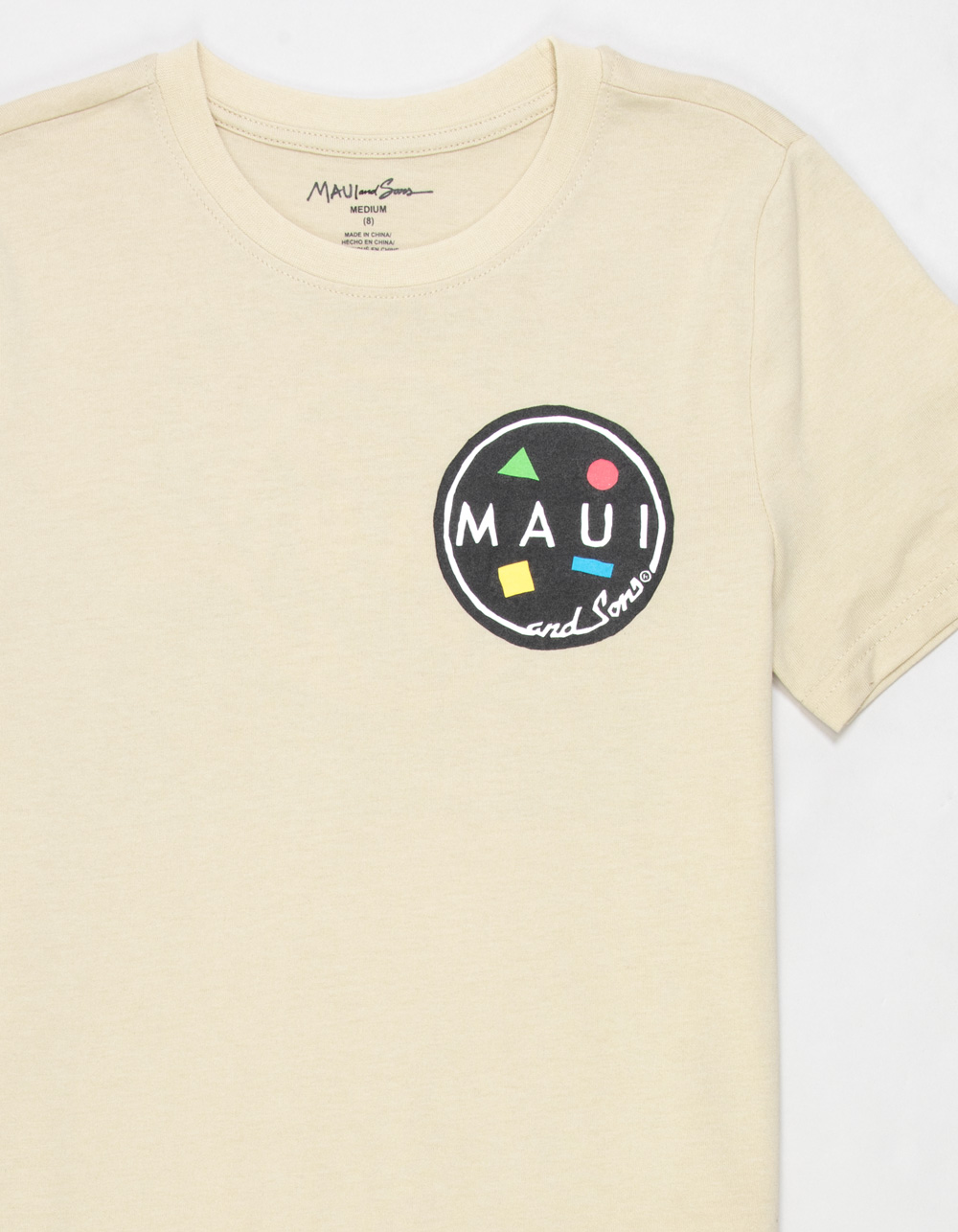 MAUI & SONS Island Style Boys Tee - SAND