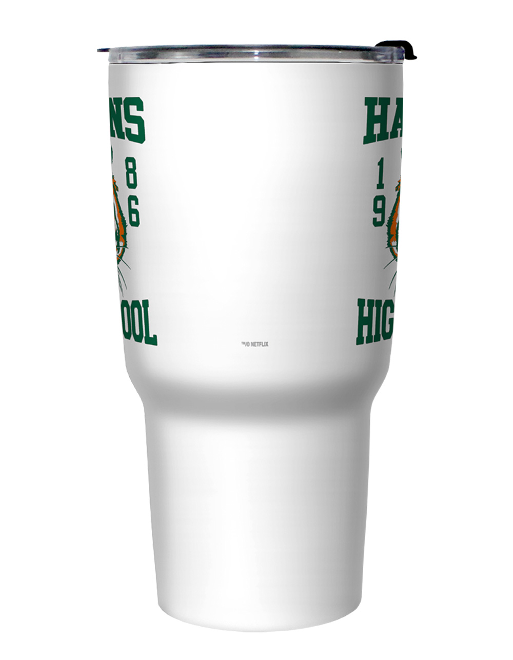 STRANGER THINGS 27 oz Hawkins High School Travel Mug - WHITE