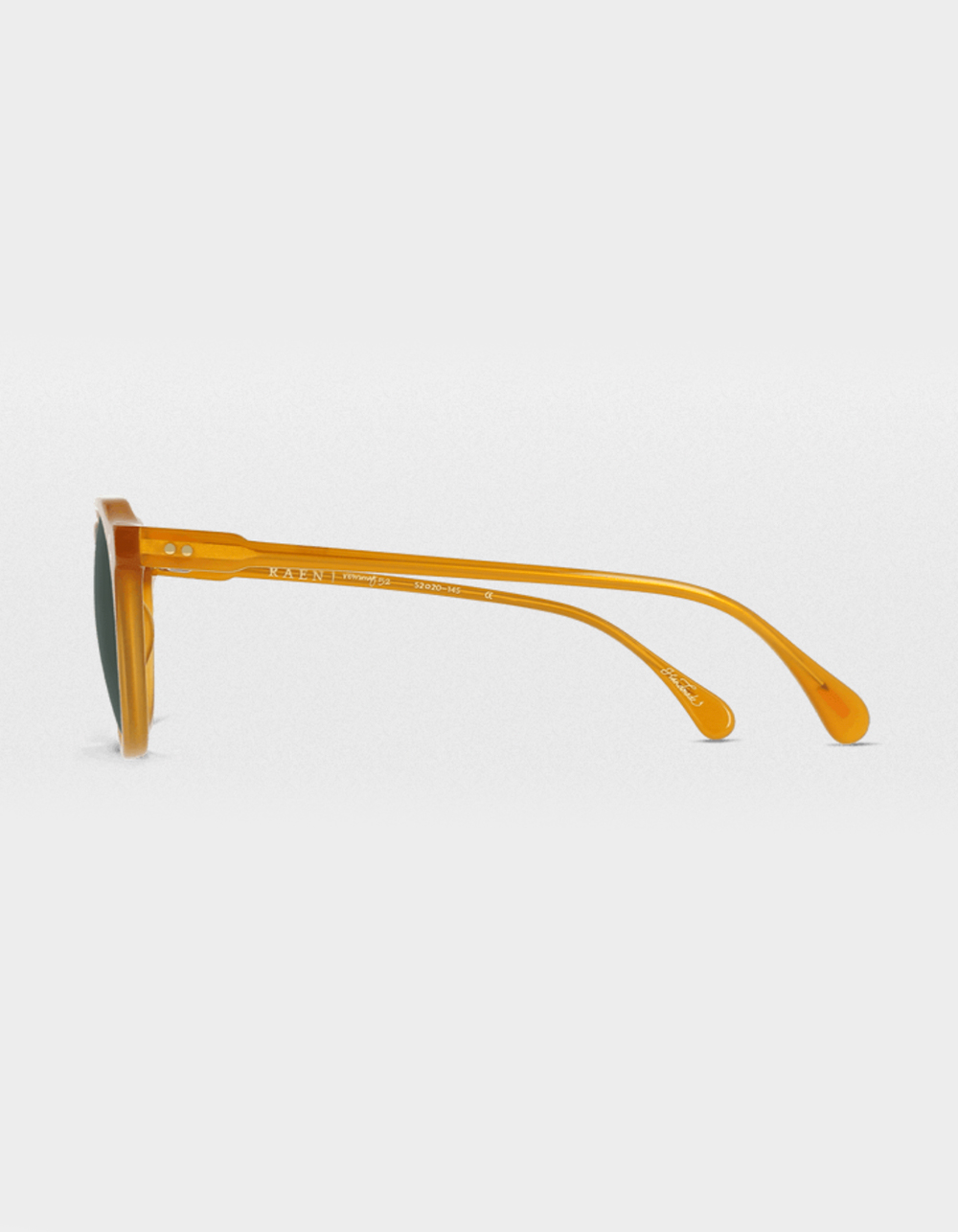 RAEN Remmy® Retro Round Sunglasses - HONEY / BOTTLE GREEN