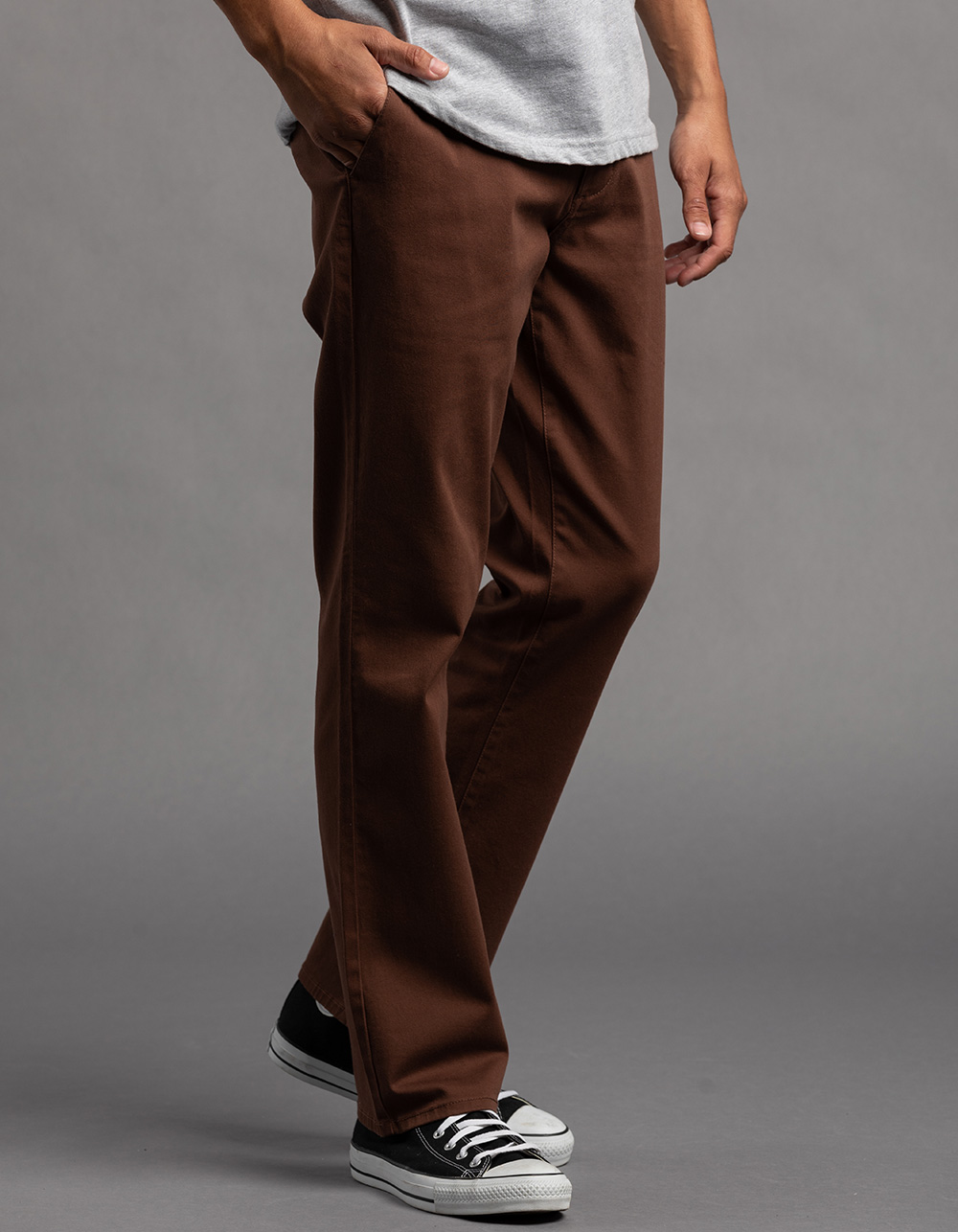 RSQ Mens Straight Chino Pants - BROWN | Tillys