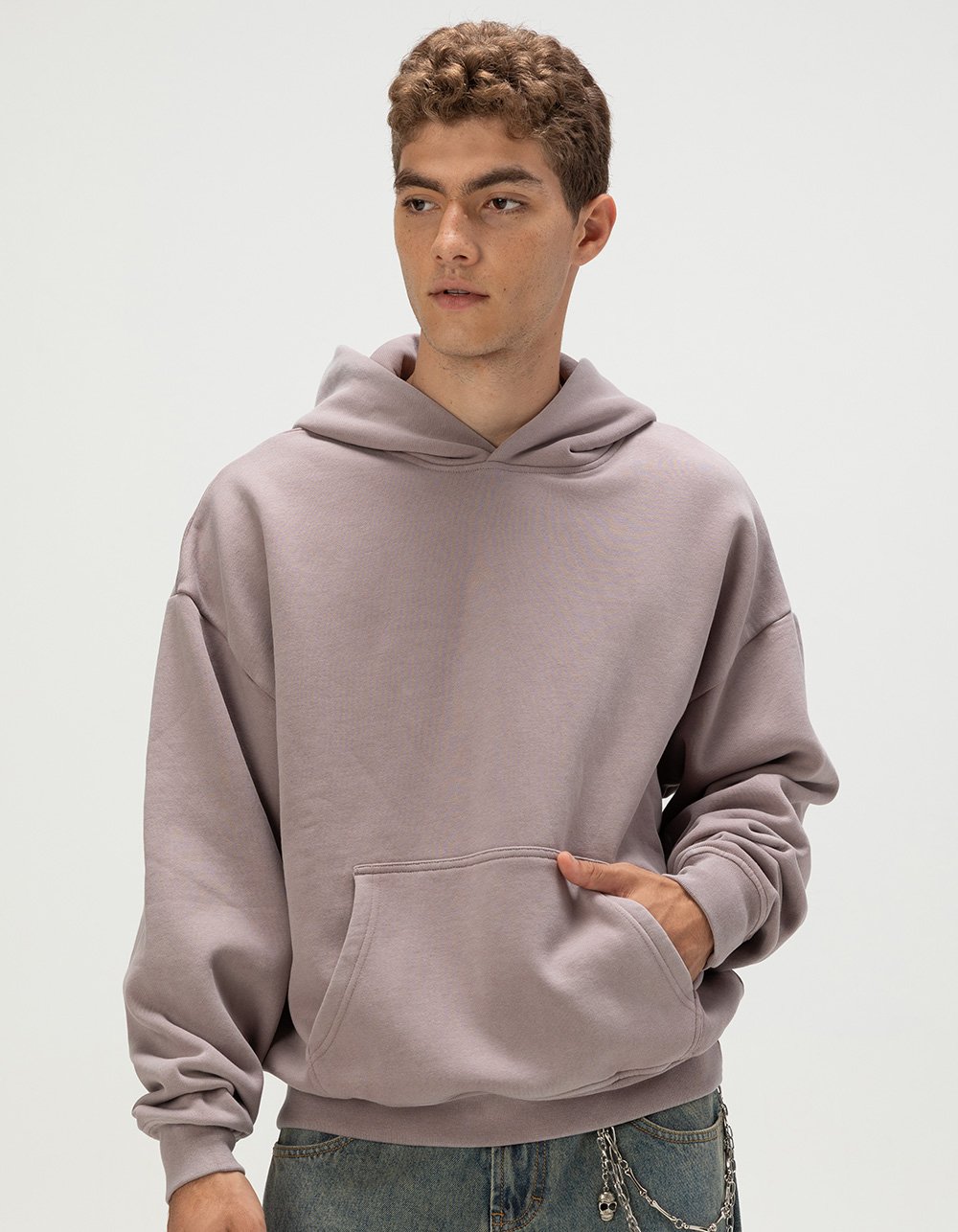 RSQ Mens Oversized Hoodie - LT PURPLE