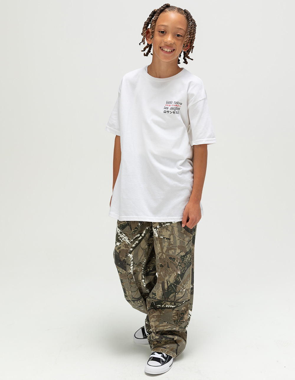 RSQ Boys Straight Utility Pants - CAMO