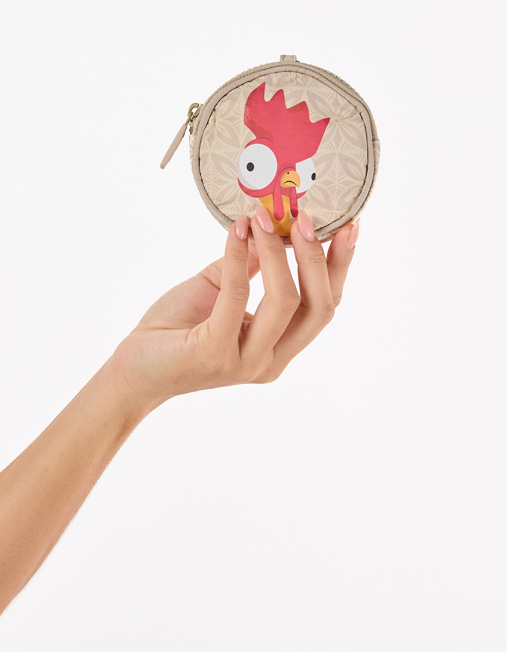 ALOHA COLLECTION x Disney Moana Hei Hei Cutie Clip-On Pouch - Cream Combo