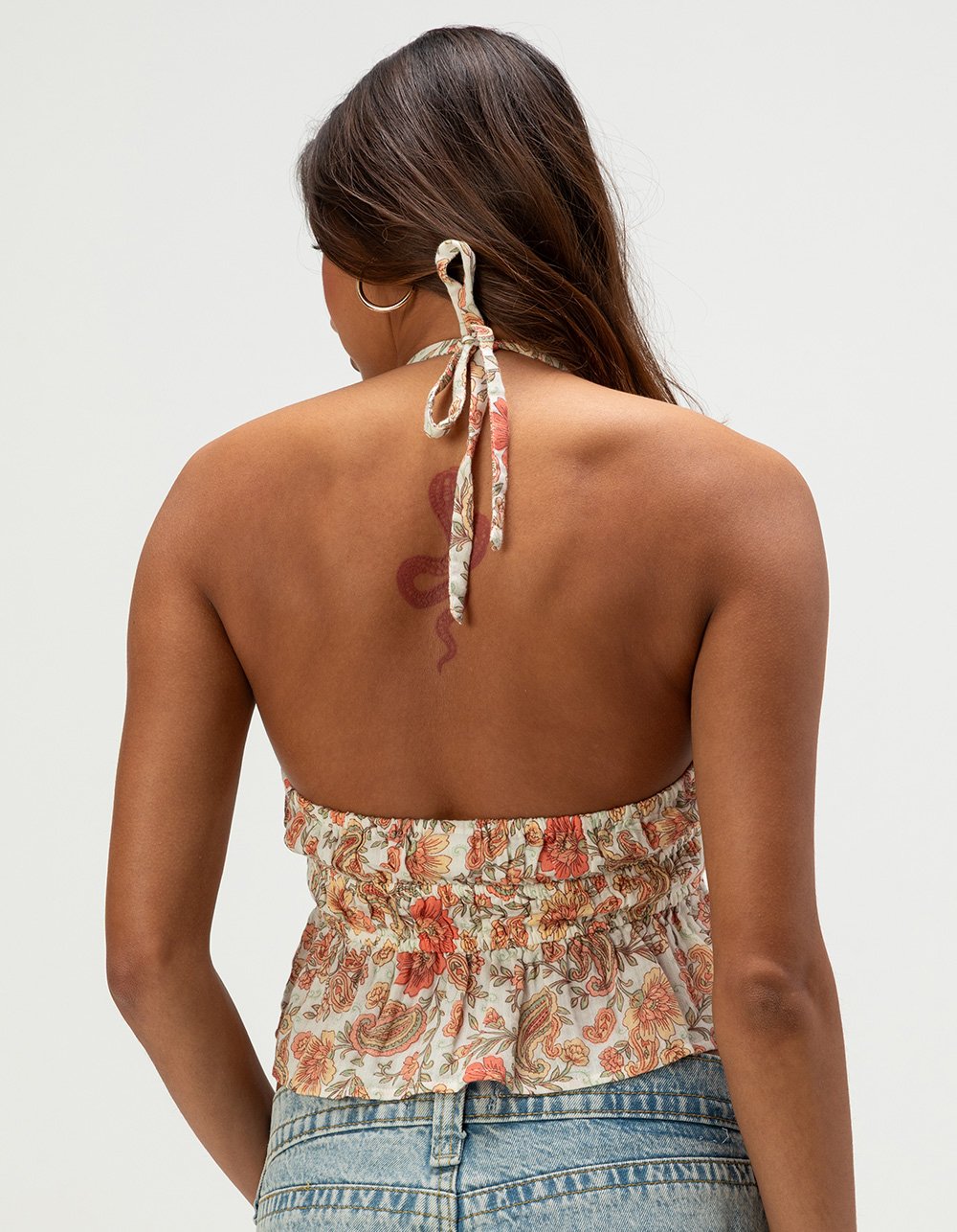 PATRONS OF PEACE Silverlake Womens Halter Top - MULTI