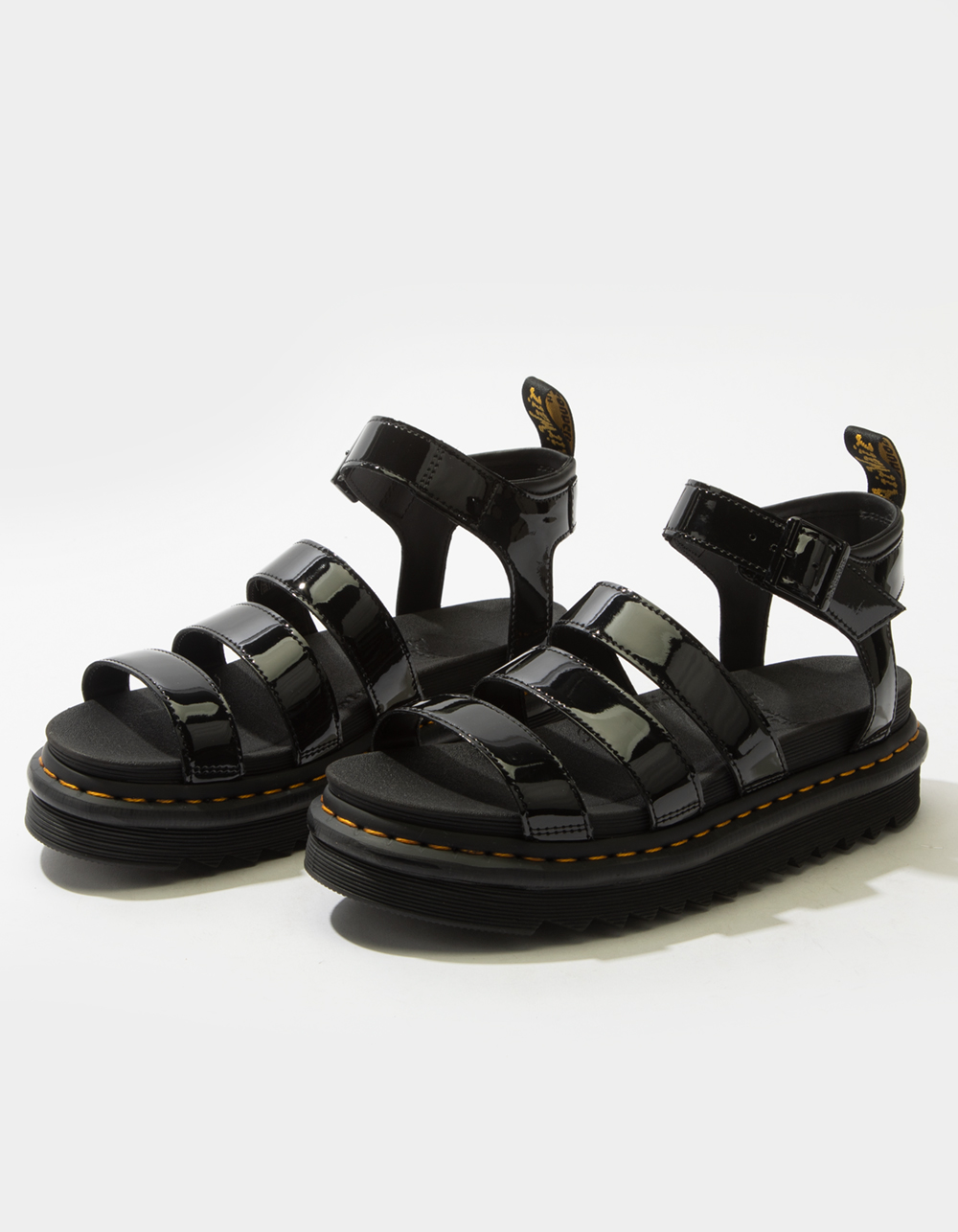 DR. MARTENS Blaire Patent Womens Platform Sandals image number 0
