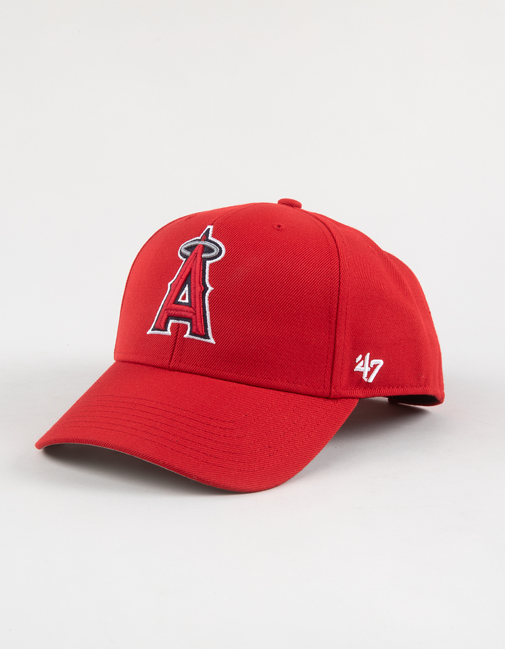 47 BRAND Los Angeles Angels Sure Shot '47 MVP Snapback Hat - RED