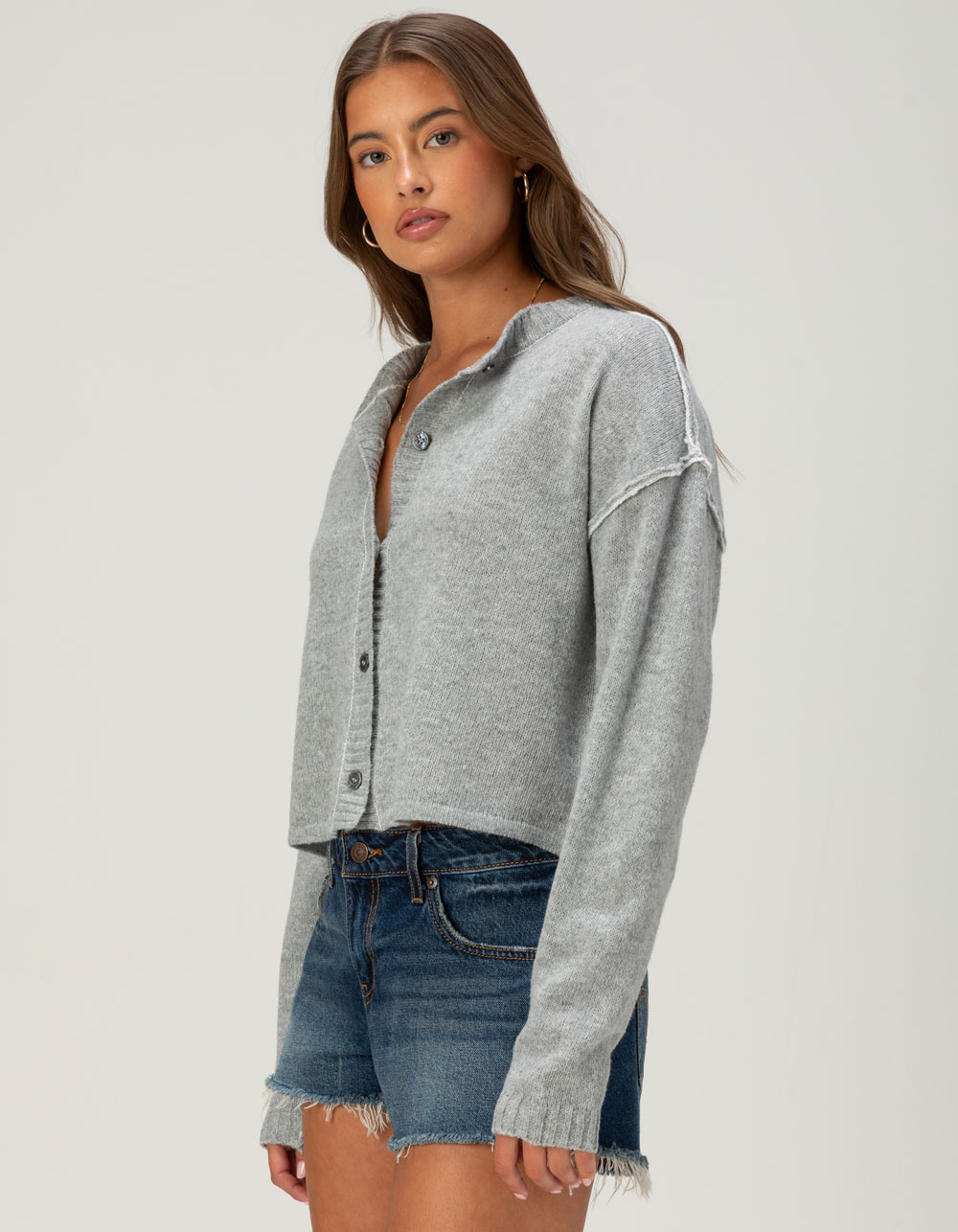 O'NEILL OG Calder Womens Cardigan - GRAY