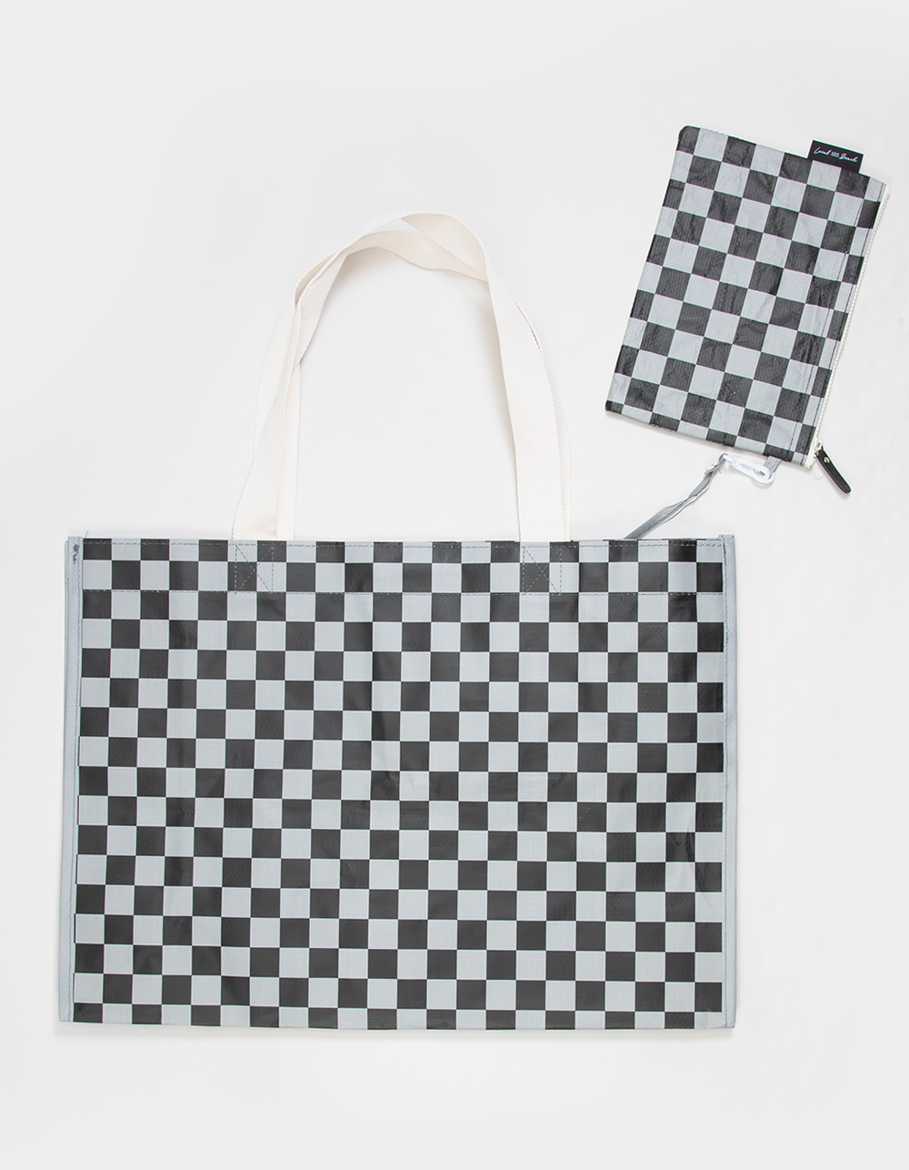LOCAL BEACH XL Large All Day Tote Bag - CHECKER