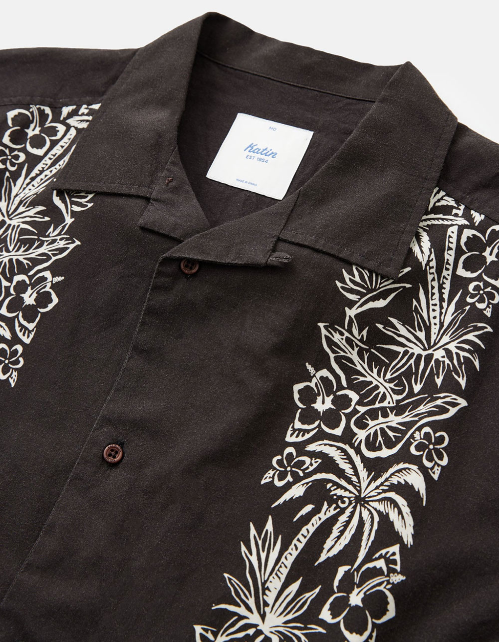 KATIN Kokomo Mens Button Up Shirt BLACK Tillys