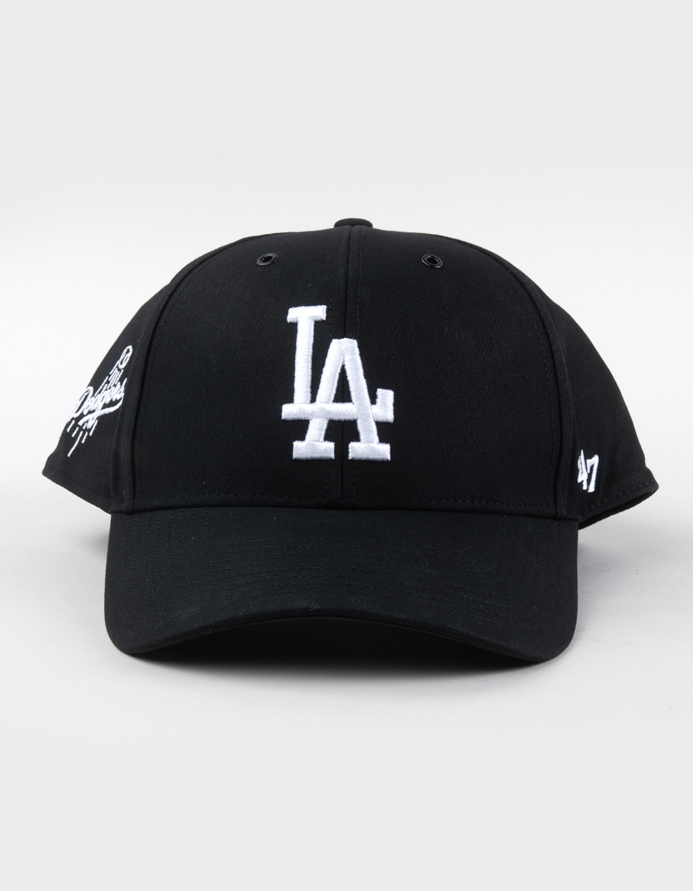 47 BRAND Los Angeles Dodgers Sure Shot '47 MVP Snapback Hat - BLACK