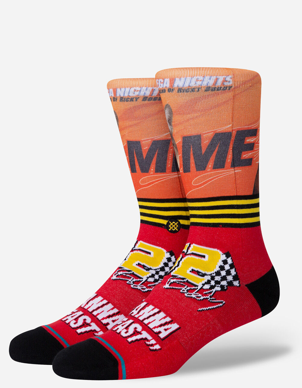 STANCE I Wanna Go Fast Mens Crew Socks - RED