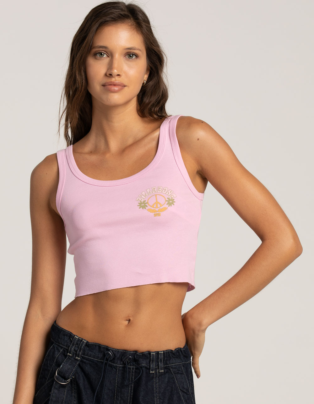 BILLABONG Love And Light Womens Tank Top LIGHT PINK Tillys