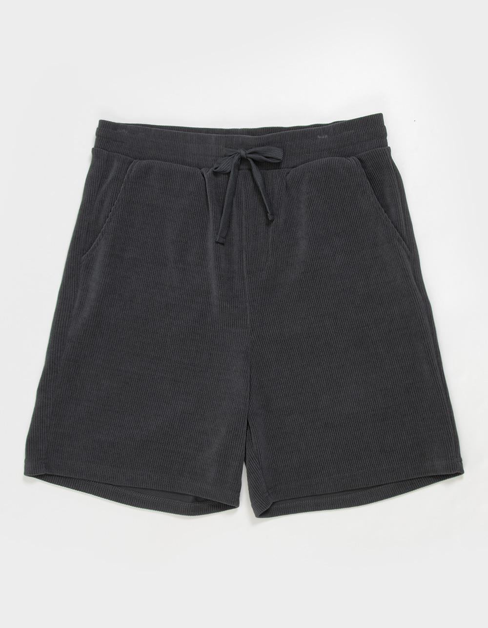 RSQ Mens Textured Pull On Shorts - DARK GRAY