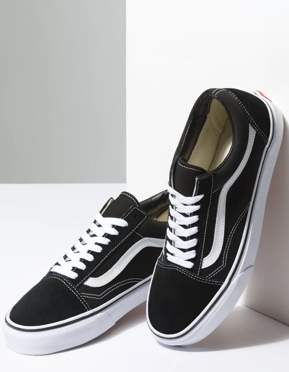 VANS Old Skool Black & White Shoes - BLACK/WHITE