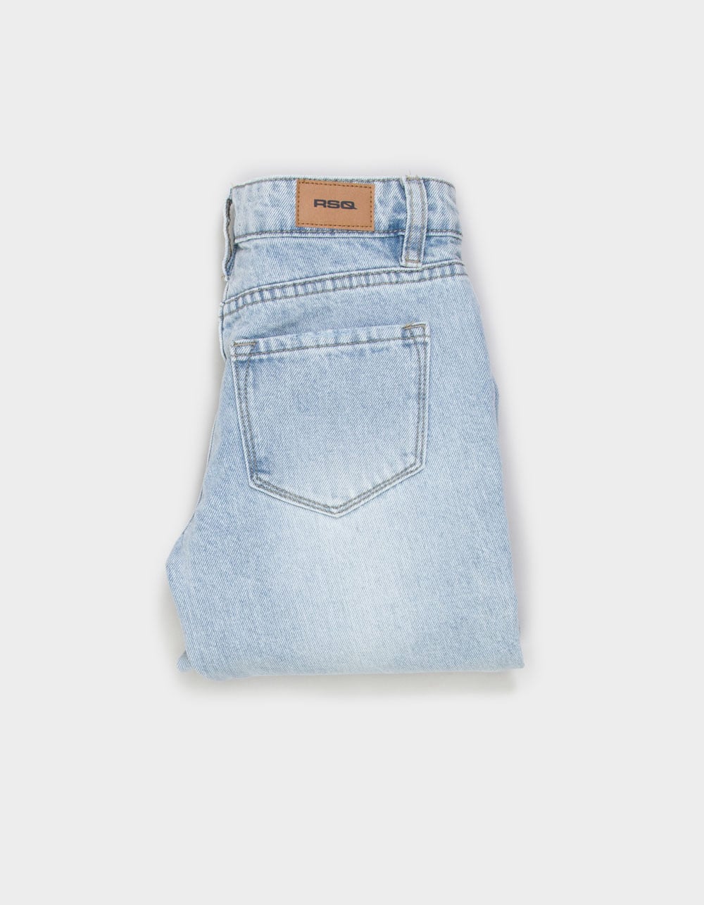 RSQ Girls Low Rise Wide Leg Jeans - LIGHT WASH