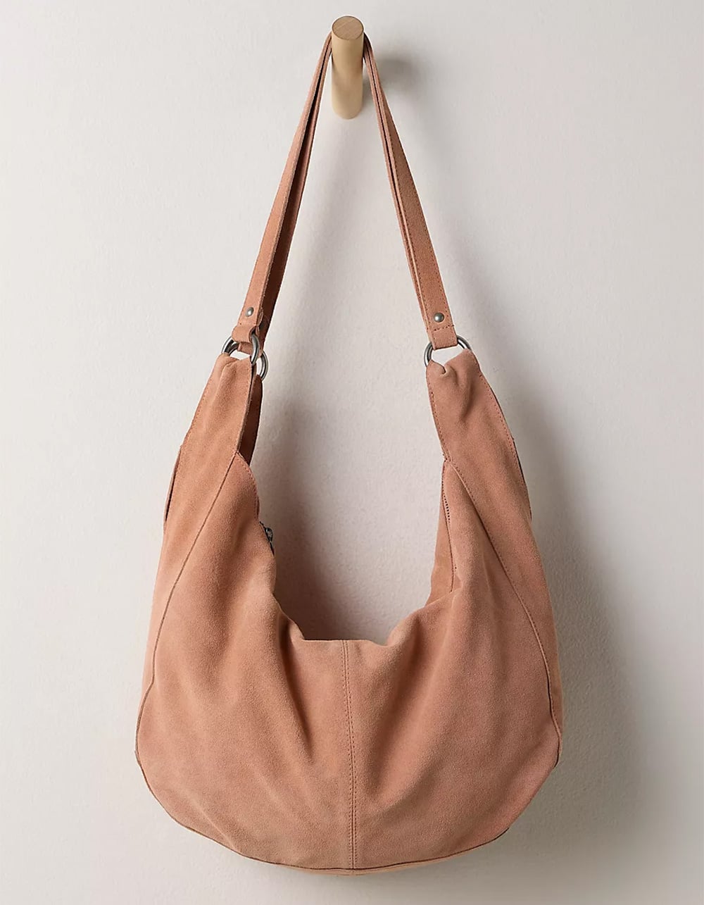 FREE PEOPLE Roma Suede Tote Bag