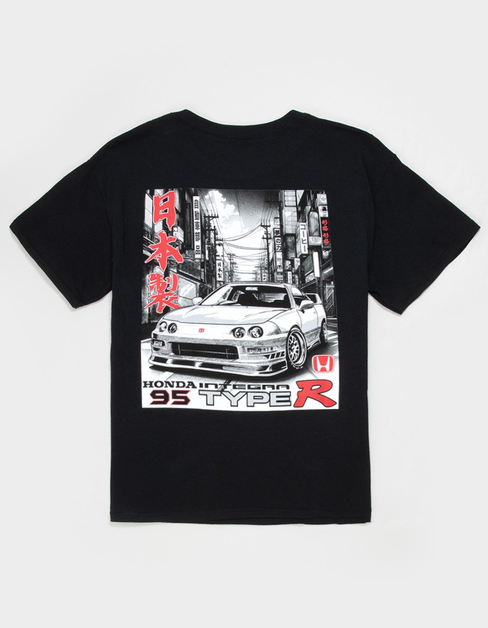 HONDA Integra Type R Boys Tee - BLACK