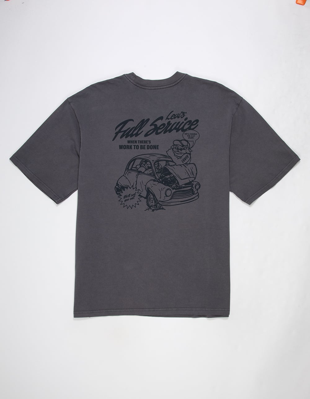 LEVI'S Full Service Mens Tee - WASHED BLACK