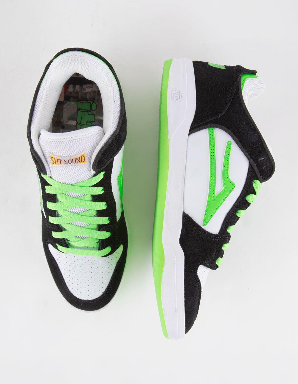 LAKAI x Yeah Right Telford Low Mens Shoes - BLK/WHT - 10.5 | Tillys