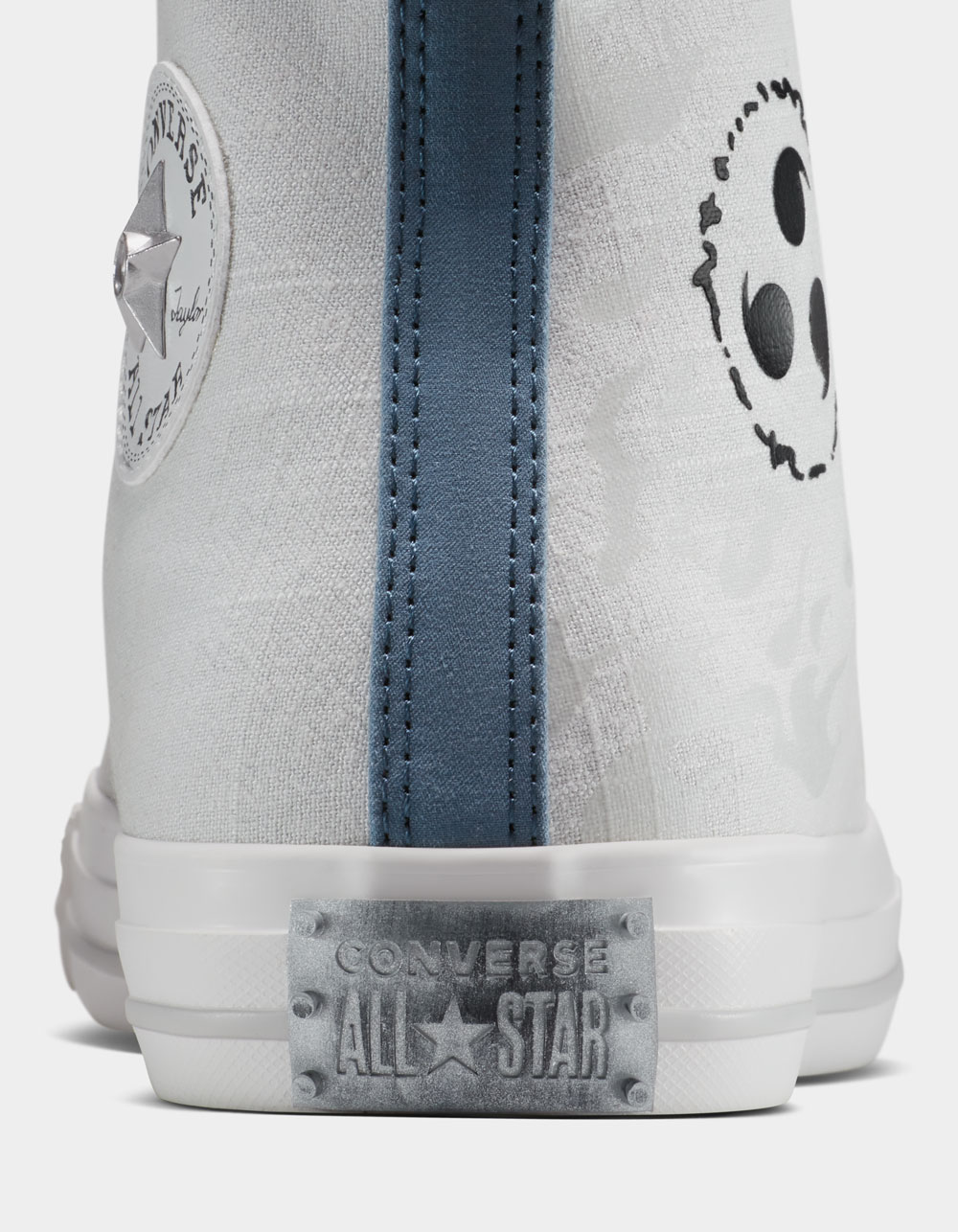 CONVERSE x Naruto Shippuden Sasuke Chuck Taylor All Star High Top Shoes - WHITE COMBO