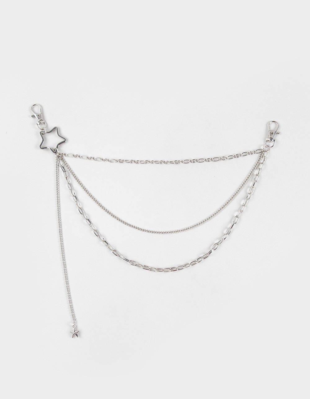 FULL TILT Star Wallet Chain - SILVER