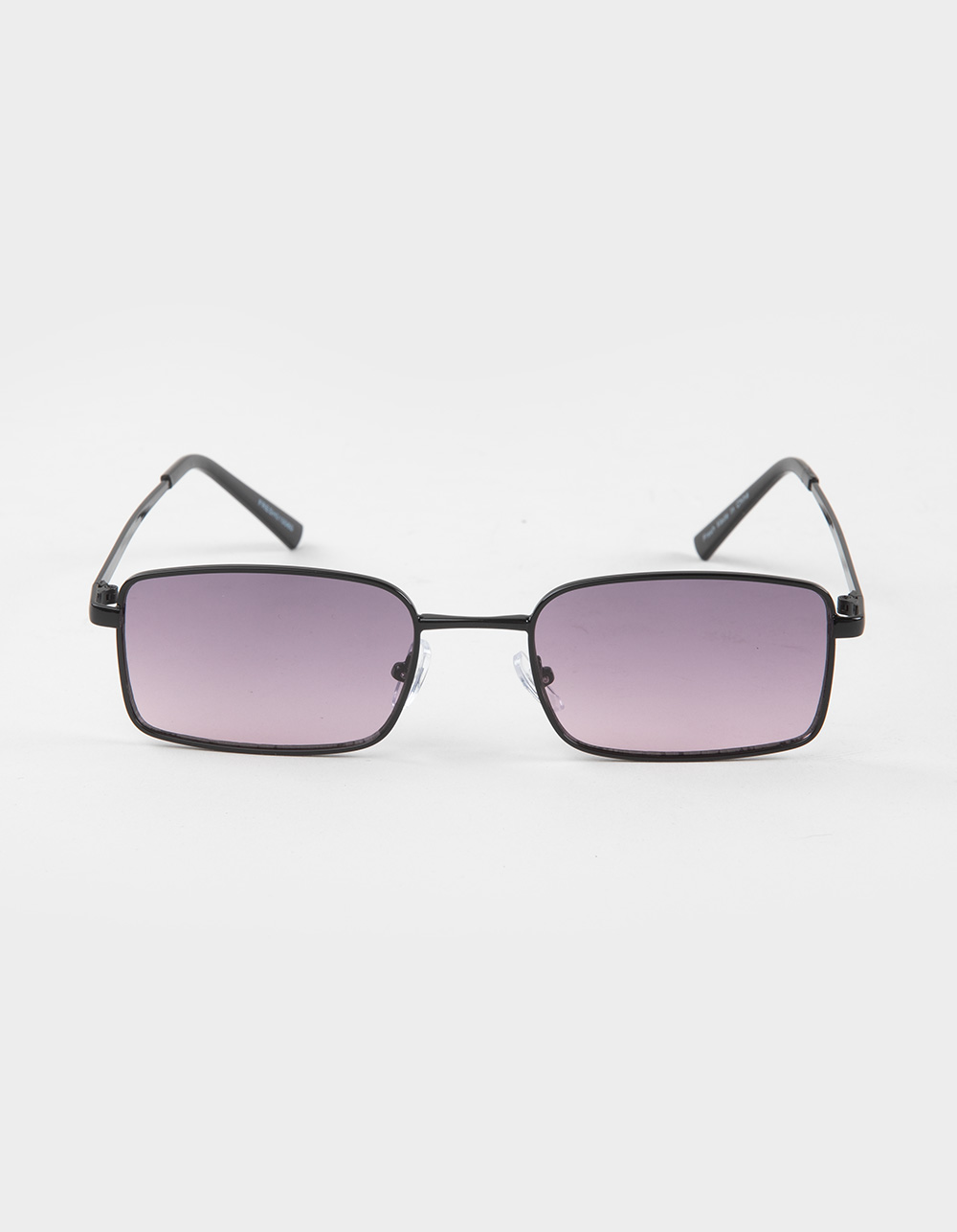 RSQ Metal Rectangle Sunglasses - BLACK COMBO