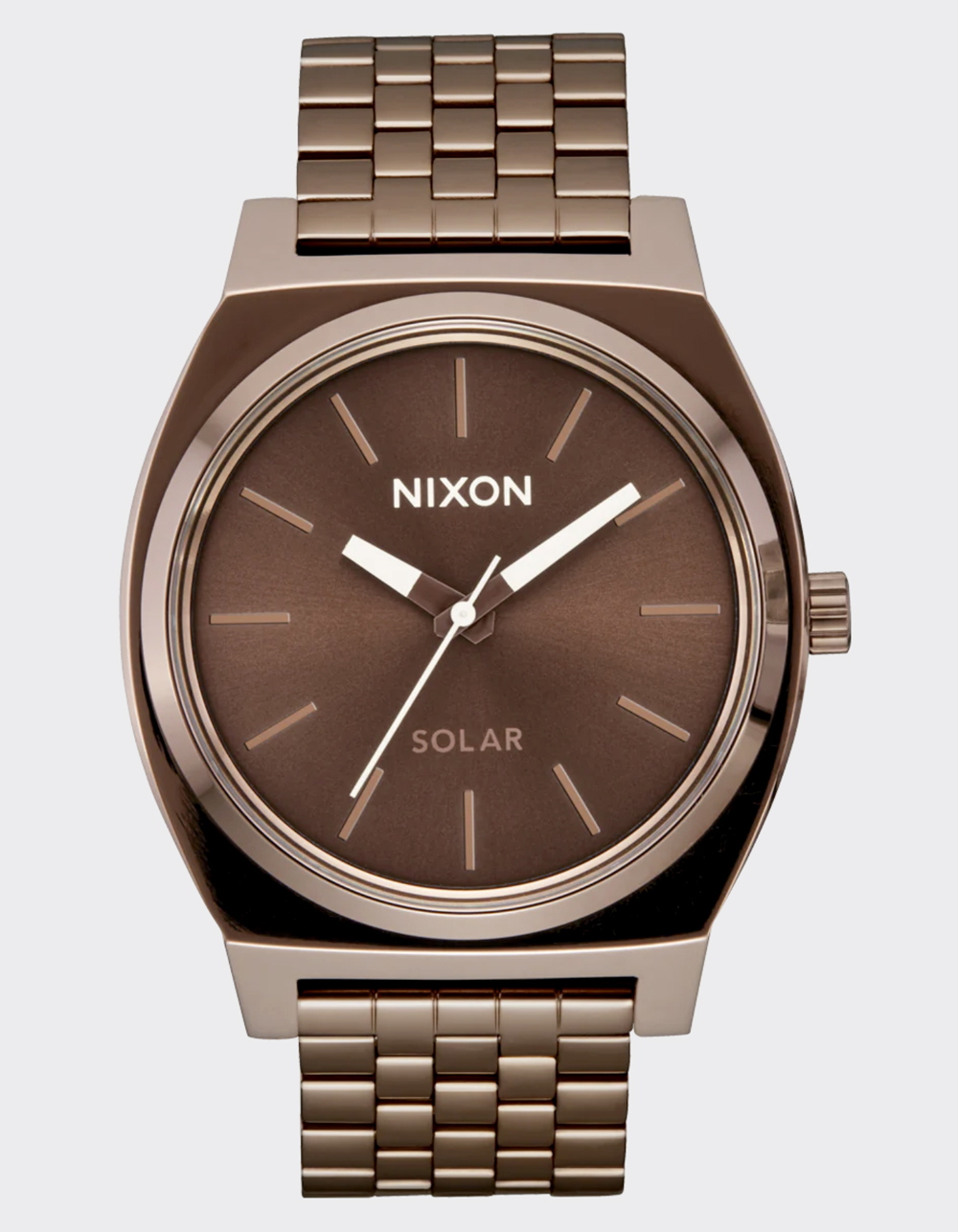 NIXON Time Teller Solar Watch - CHOCOLATE
