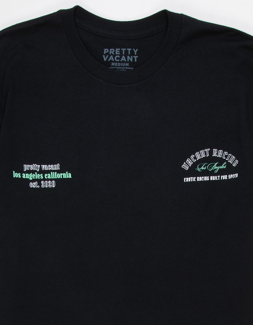 PRETTY VACANT Exotic Racing Mens Tee - BLACK