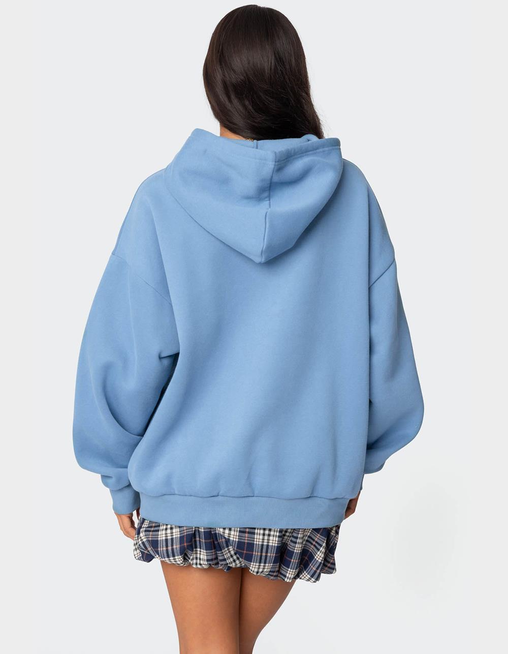 EDIKTED 98 Oversized Hoodie - BLUE | Tillys