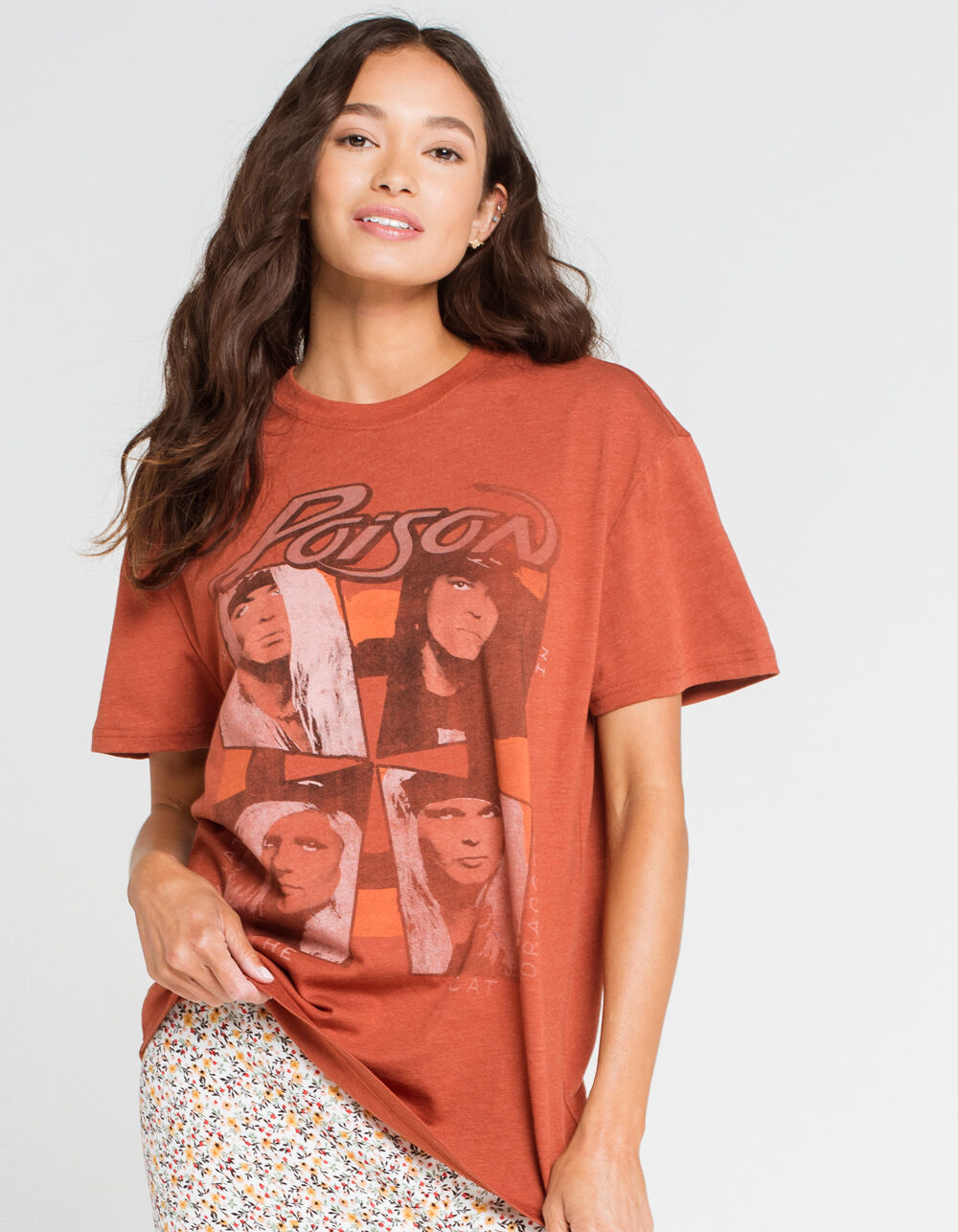 WEST OF MELROSE Poison Womens Oversized Tee image number 0