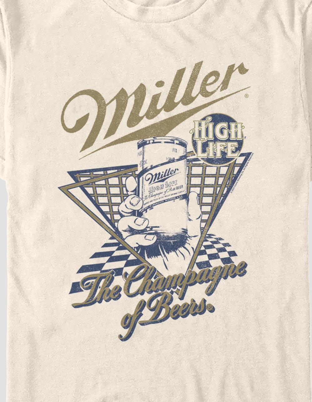 MILLER HIGH LIFE Champion Of Beers Unisex Tee - NATURAL