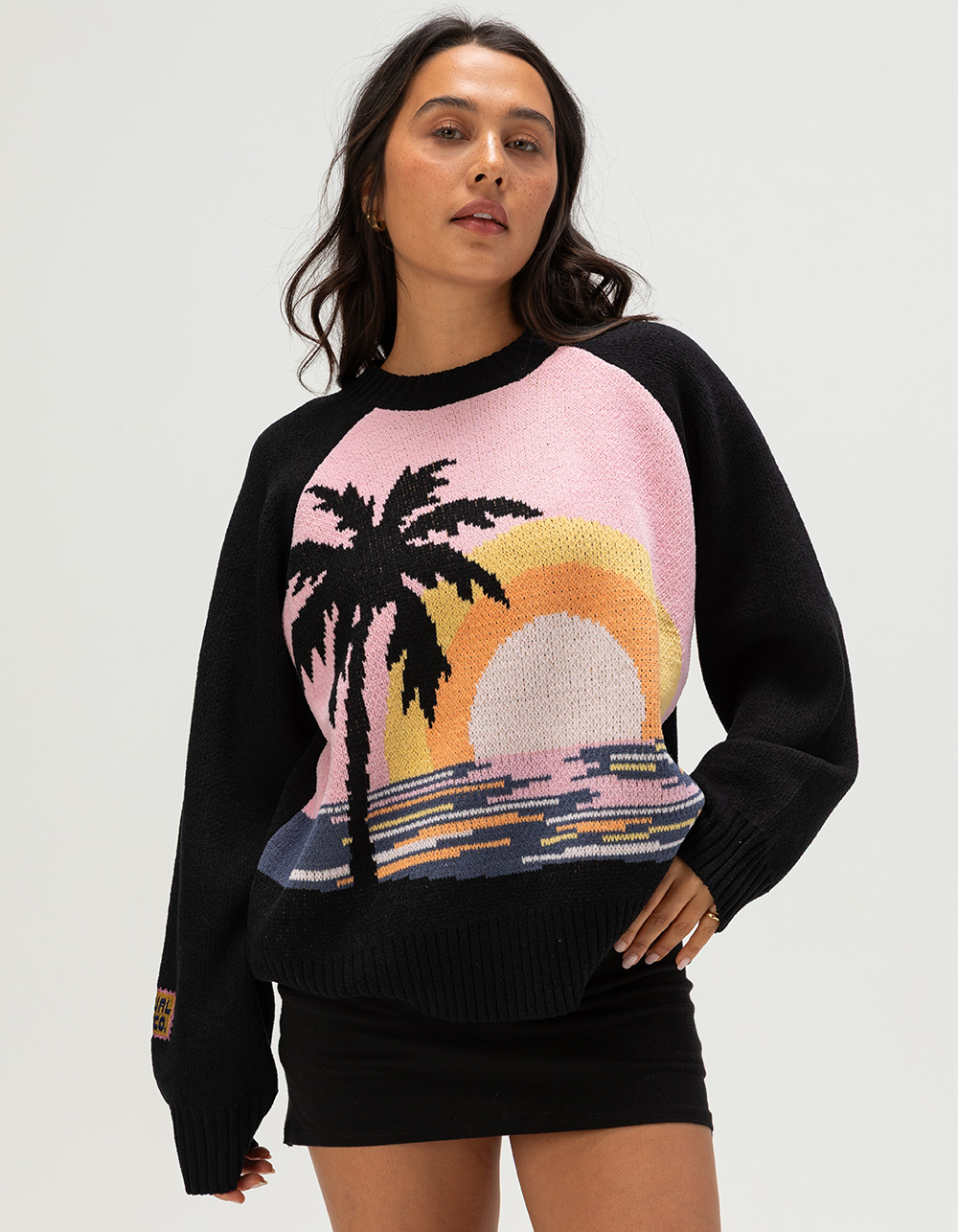 RIP CURL Paradise Womens Sweater - BLACK COMBO