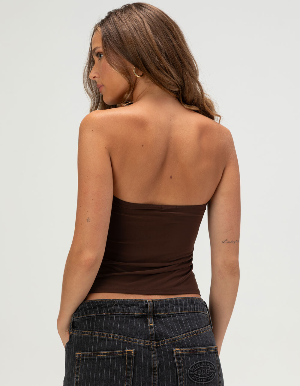 TILLYS Butter Soft Side Slit Womens Tube Top
