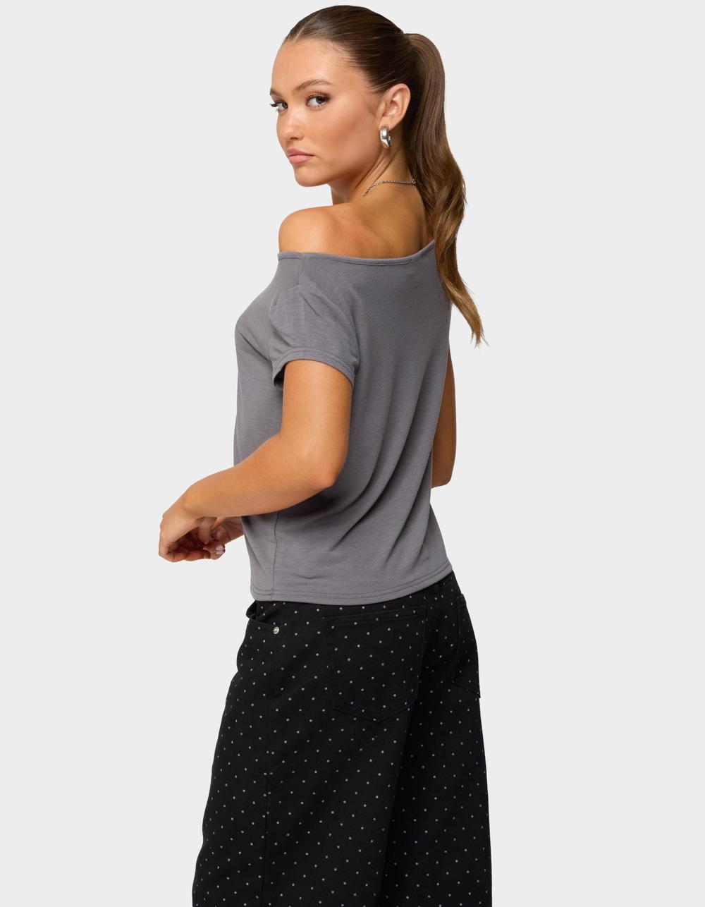 EDIKTED Anabella Off Shoulder Top