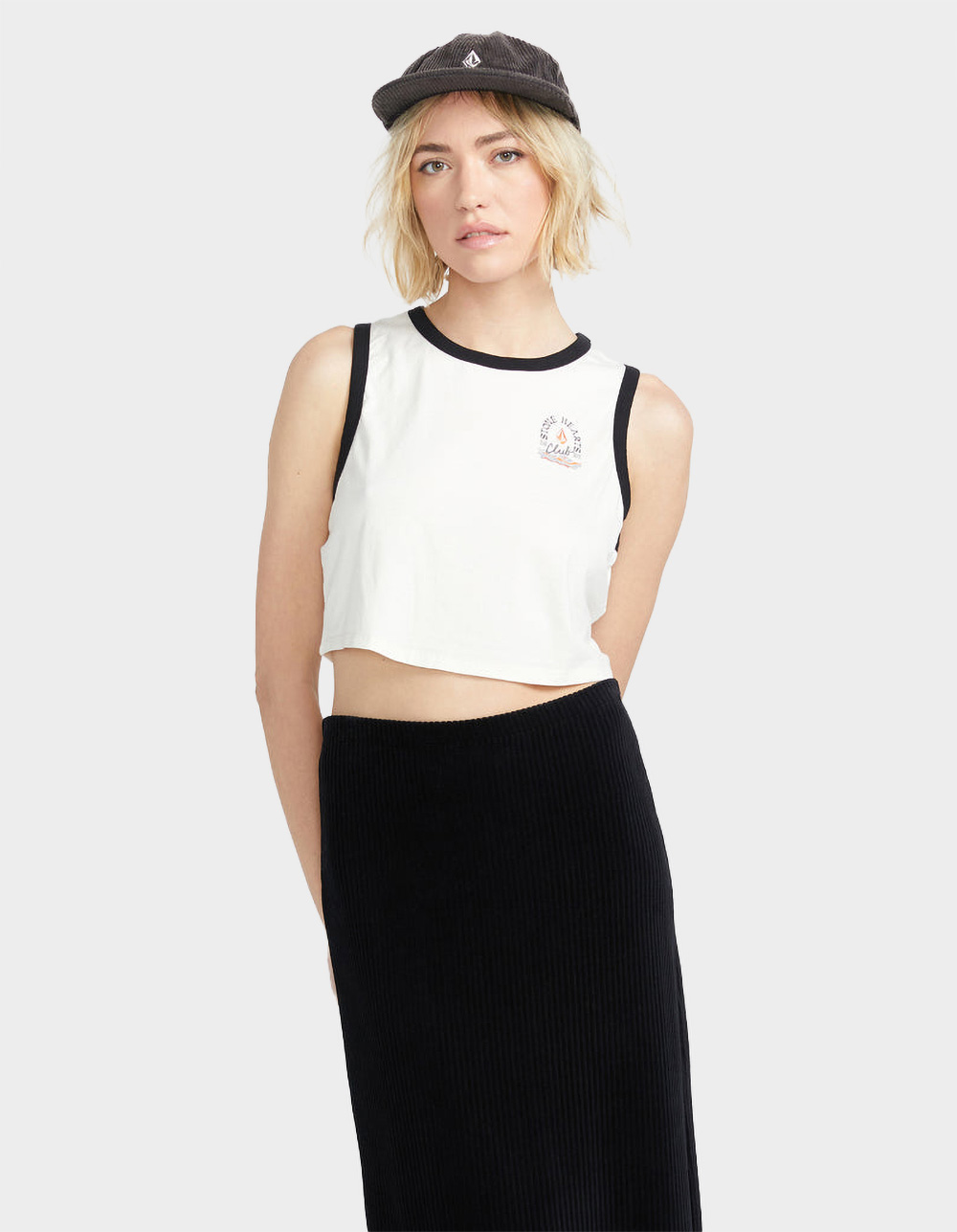 VOLCOM Fun Fever Womens Tank Top - BONE - XXL | Tillys