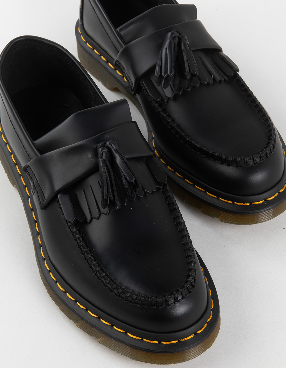 DR. MARTENS Adrian Mens Orleans Leather Loafers - BLACK