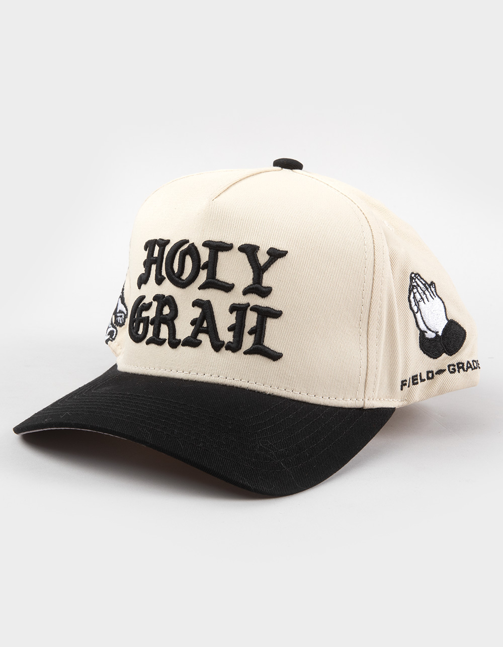FIELD GRADE Holy Grail Snapback Hat - BLACK COMBO